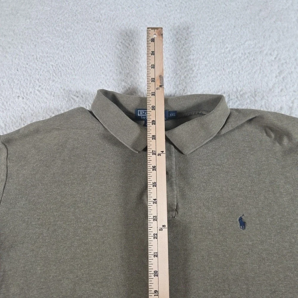 VTG Ralph‎ Lauren Polo Shirt Mens Size 2XL Green Golf Casual Preppy Rugby Pony